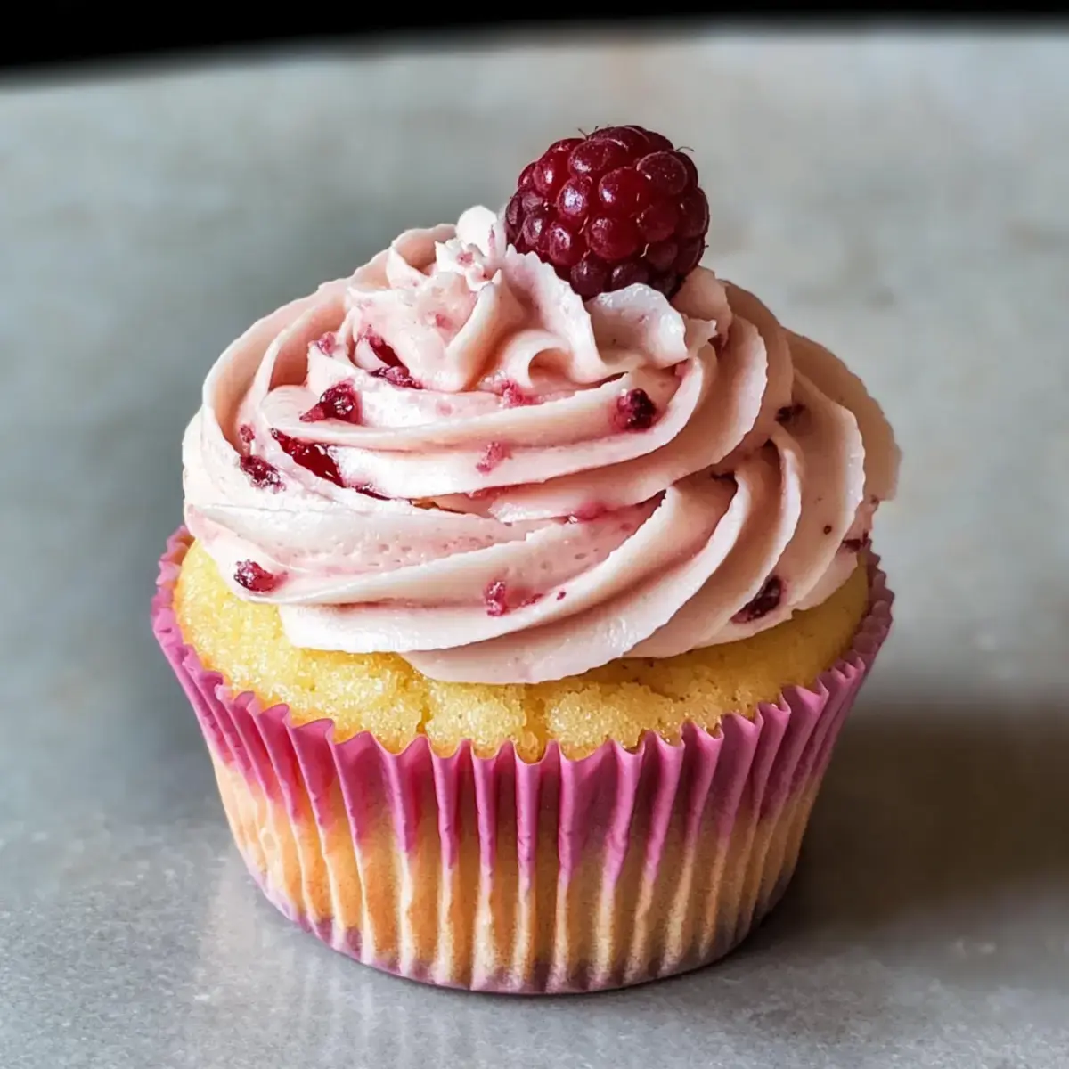 Zitronen Himbeer Cupcakes
