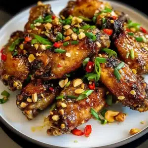 Zitronengras Chili Heißluftfritteuse Hähnchenflügel