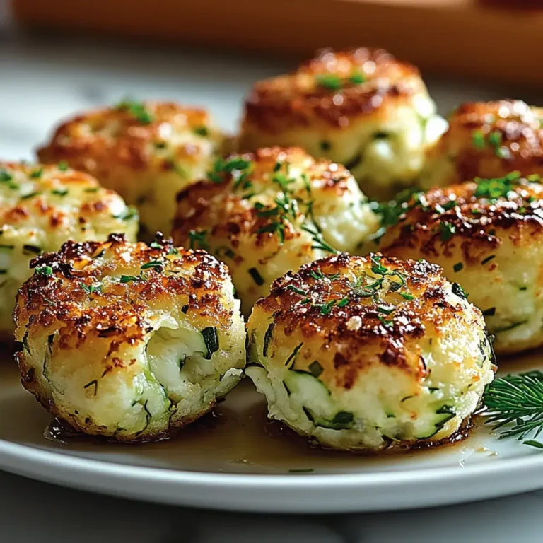 Zucchini Feta Bällchen