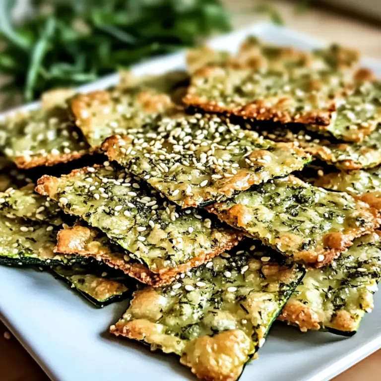 Zucchini-Kräcker mit Kräutern