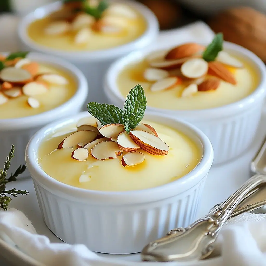 Zuckerfreier Vanille Mandel Pudding