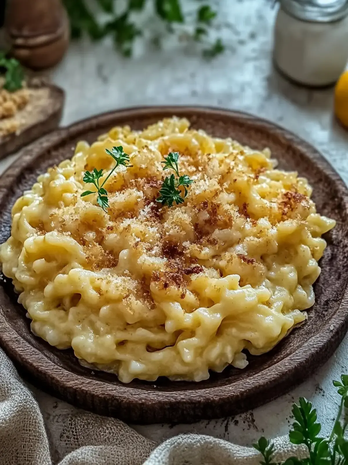 cremige deutsche Spätzle-Nudeln