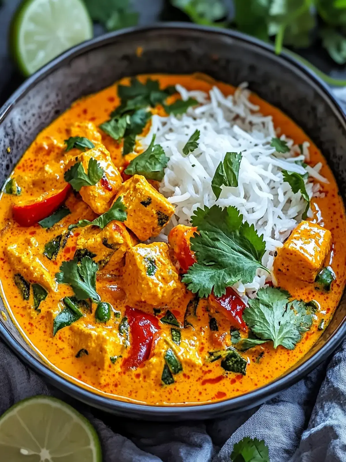 das beste Kürbis Hühnchen Curry