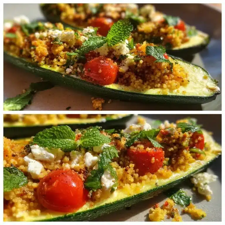 gefüllte Zucchini Bootchen
