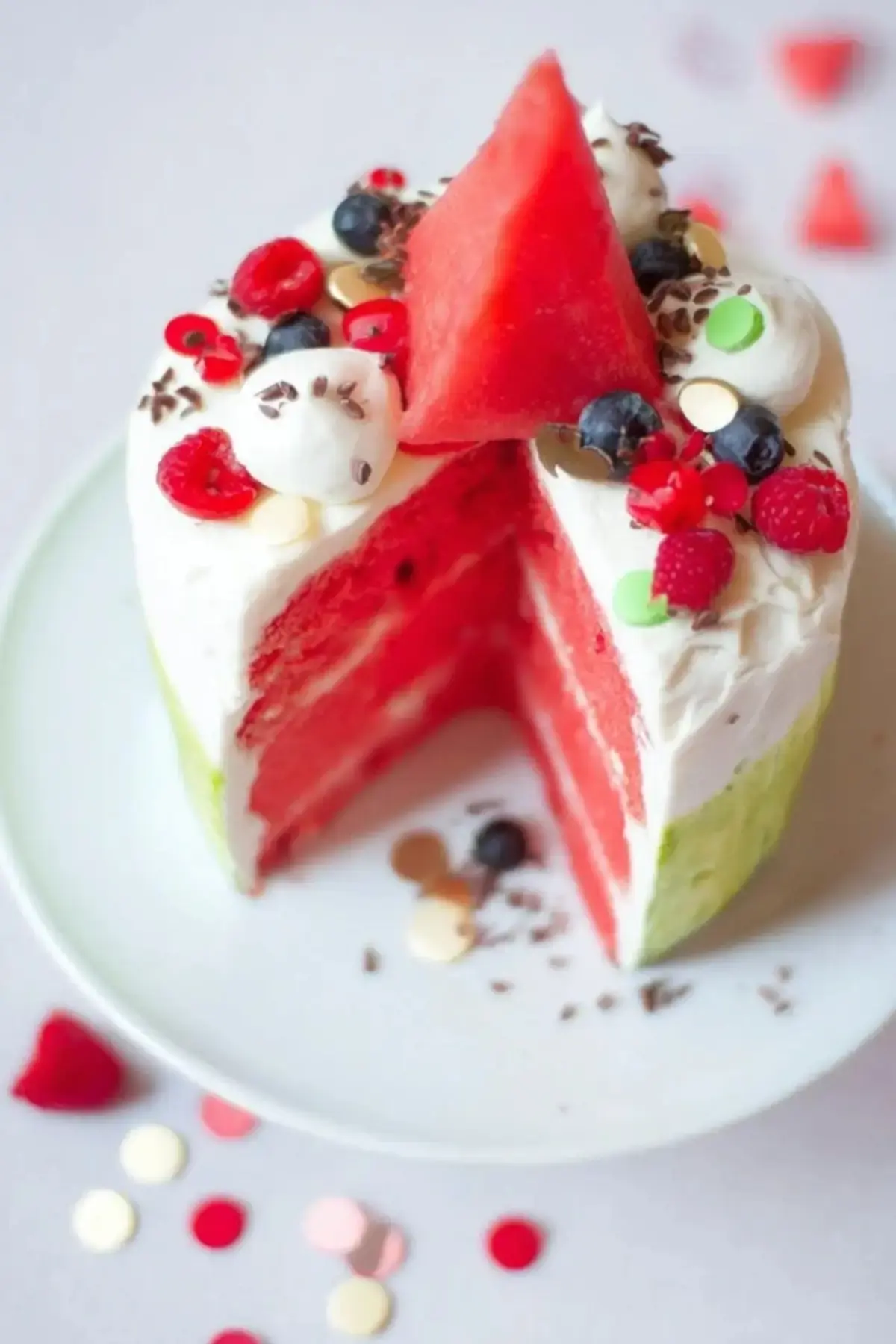 gesunde Melonen Torte
