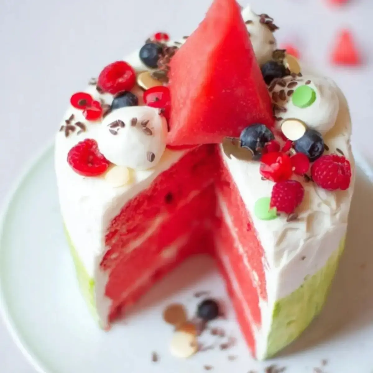 gesunde Melonen Torte