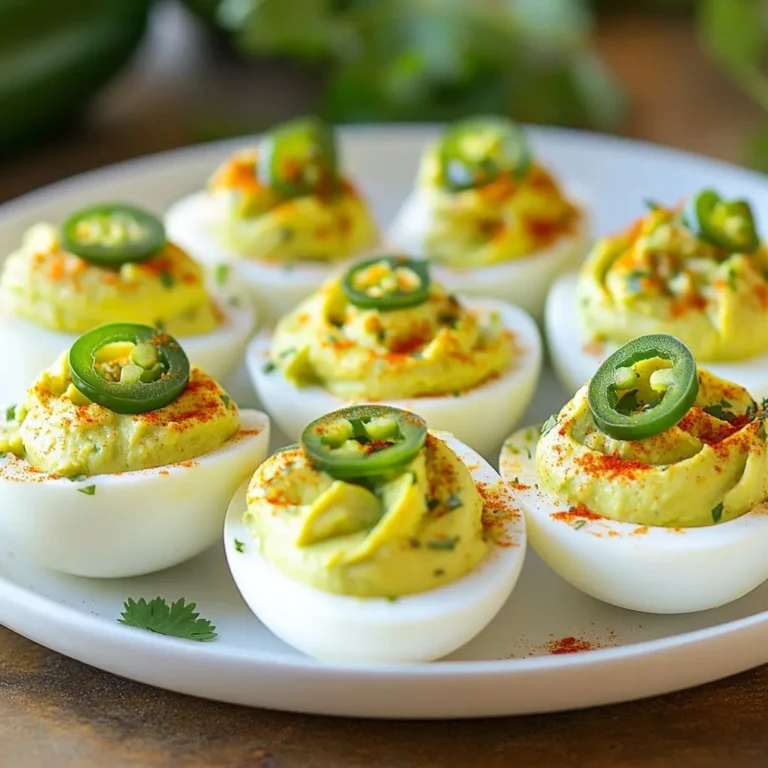 keto Avocado Deviled Eggs