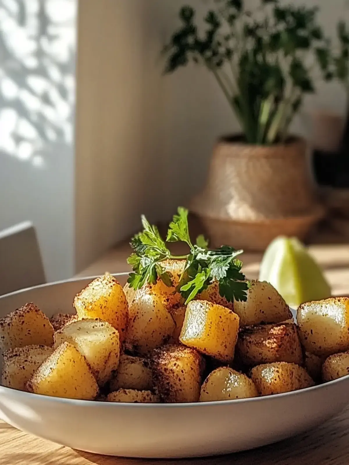 knusprige mexikanische Straßenkartoffeln
