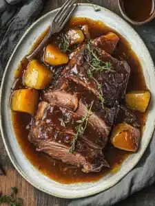 Traditioneller Sauerbraten