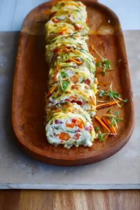 Vegetarische Gemüserolle mit Frischkäse & Feta