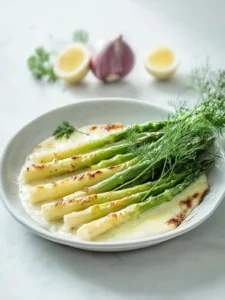 Überbackener Spargel mit Rinder