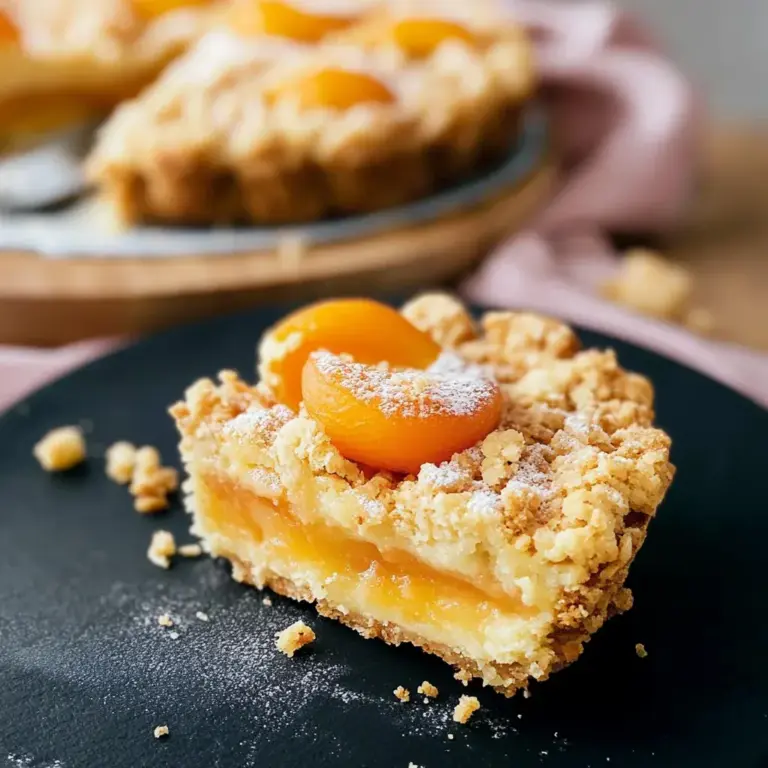 Aprikosen-Crumble-Kuchen