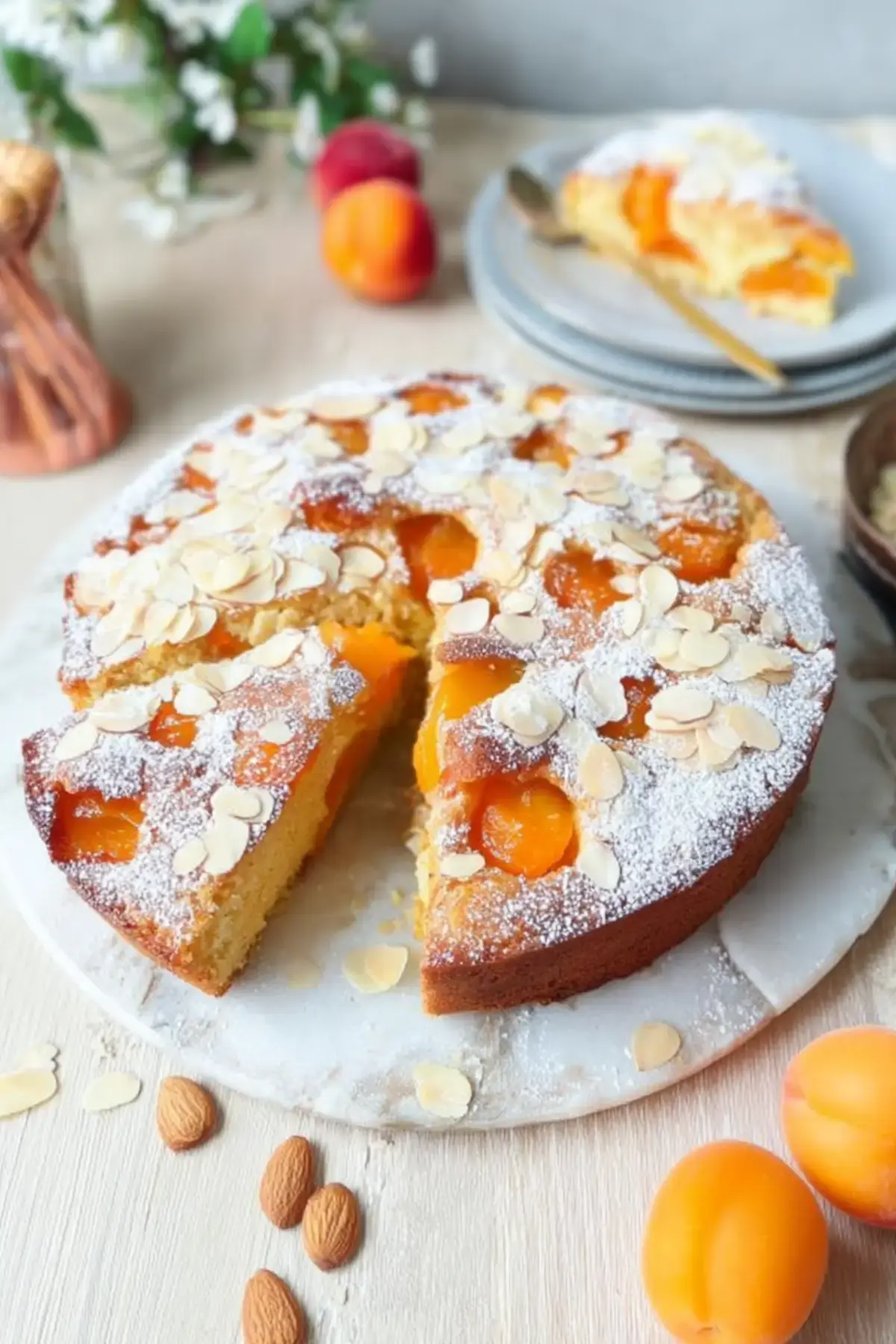 Aprikosen Mandel Kuchen