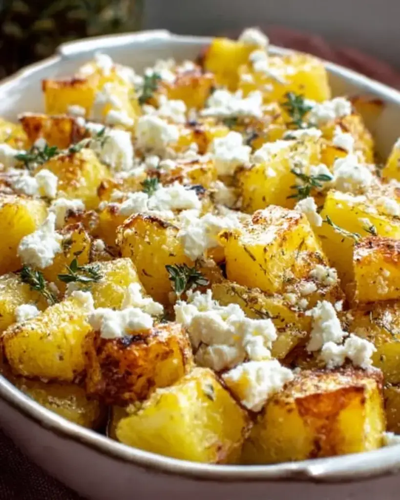 Baked Feta Potatoes