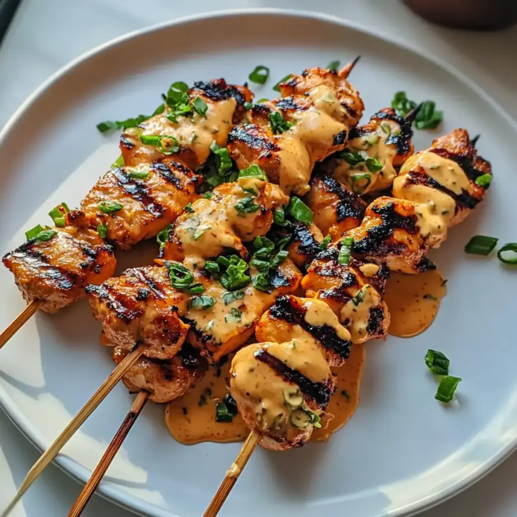 Bang Bang Hähnchen Spieße