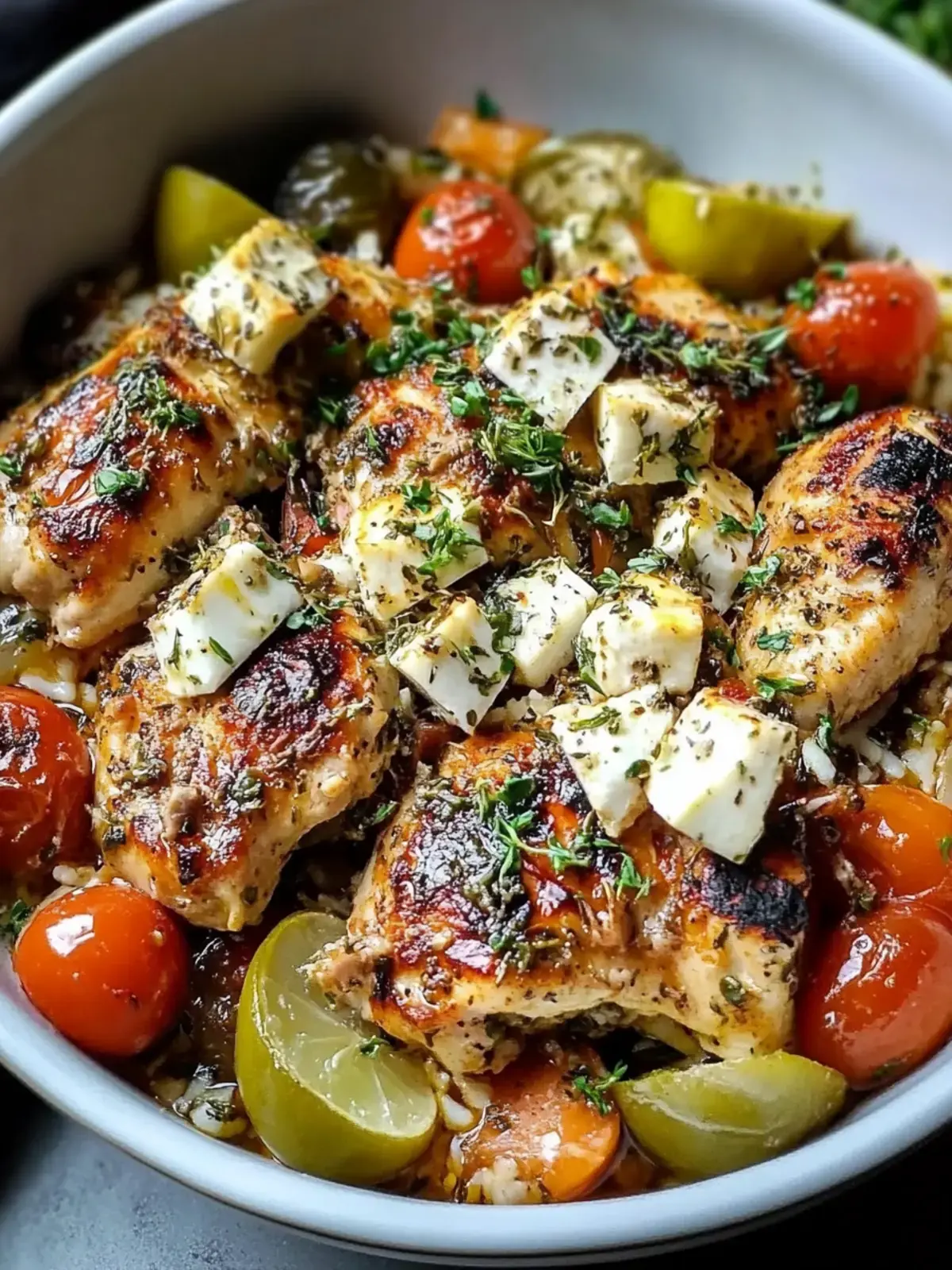Bester Crockpot Griechisches Hähnchen