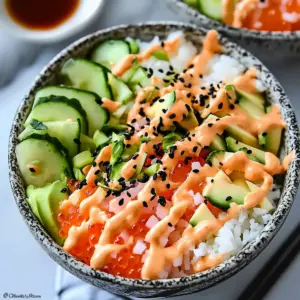 Gesunde California Roll Sushi Bowls