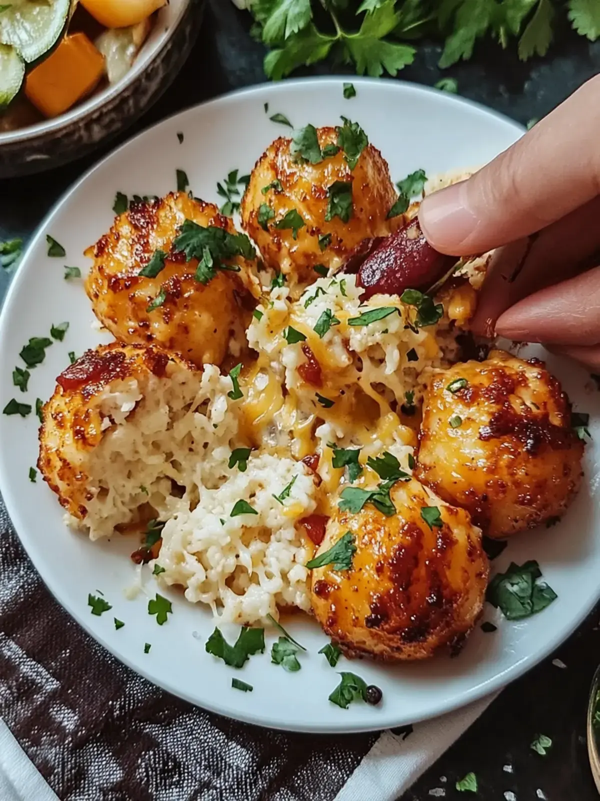 Chili Käsebällchen Low Carb