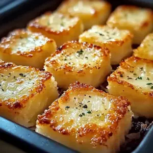Cremige Parmesan Zwiebel Appetizer Squares