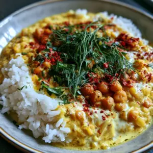 Cremiges Linsen-Kichererbsen-Curry