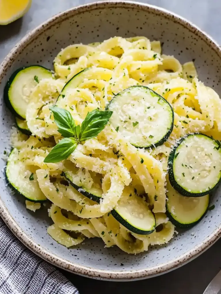 Einfache Pasta mit Zucchini