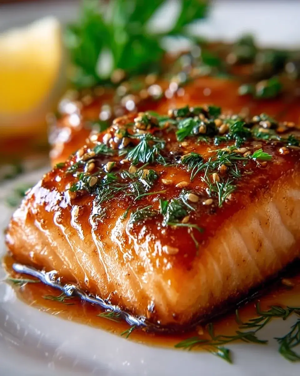 Einfaches Honig Lachs Rezept aus dem Ofen