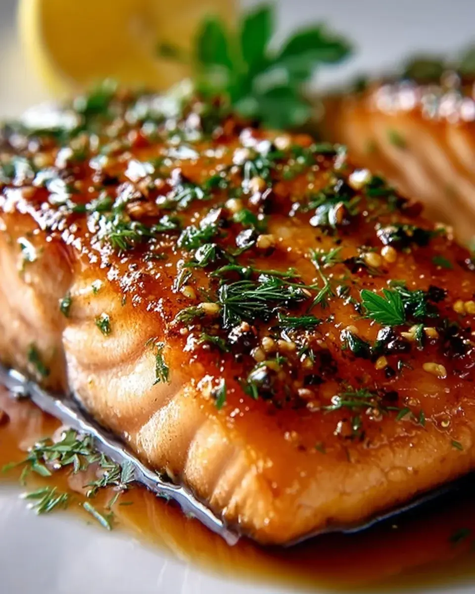 Einfaches Honig Lachs Rezept aus dem Ofen