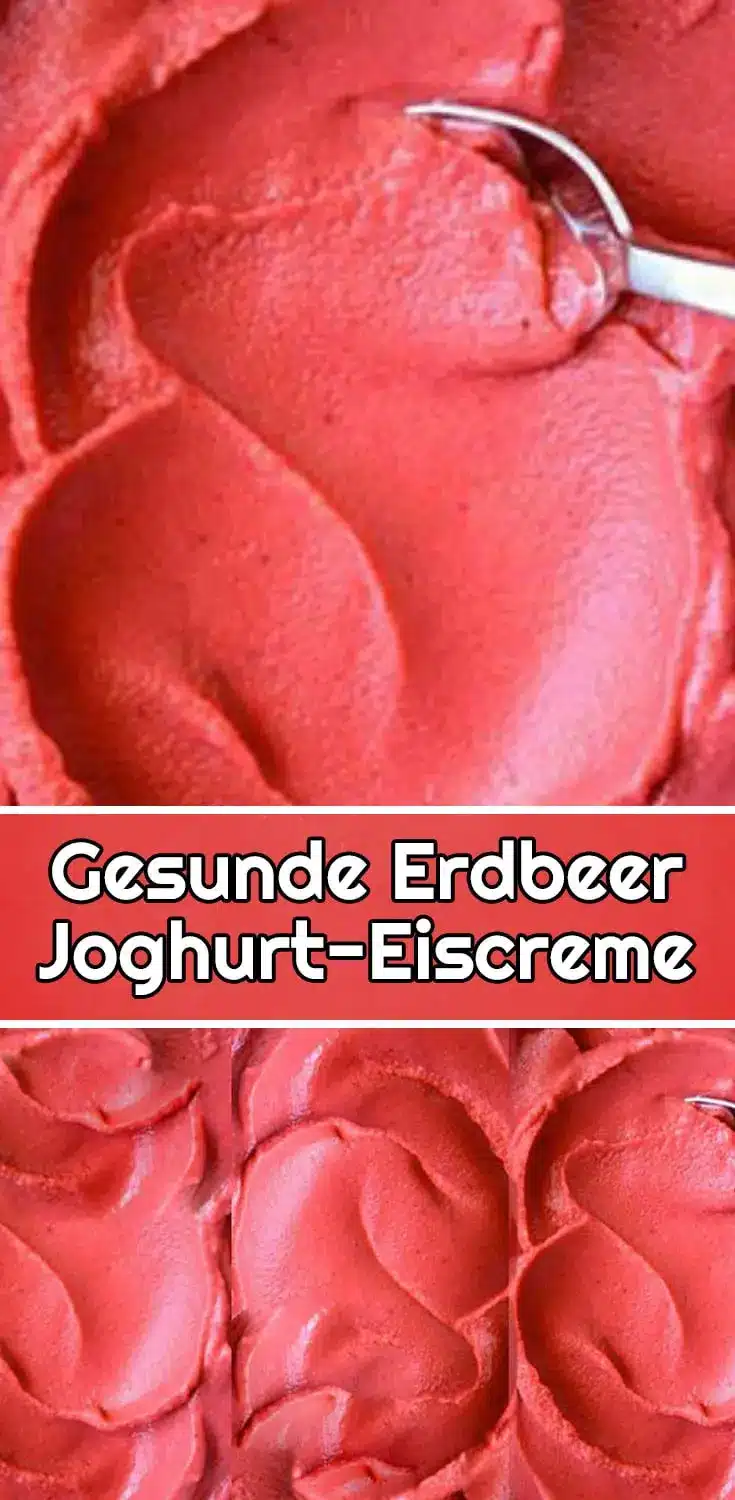 Erdbeer Joghurt Eiscreme