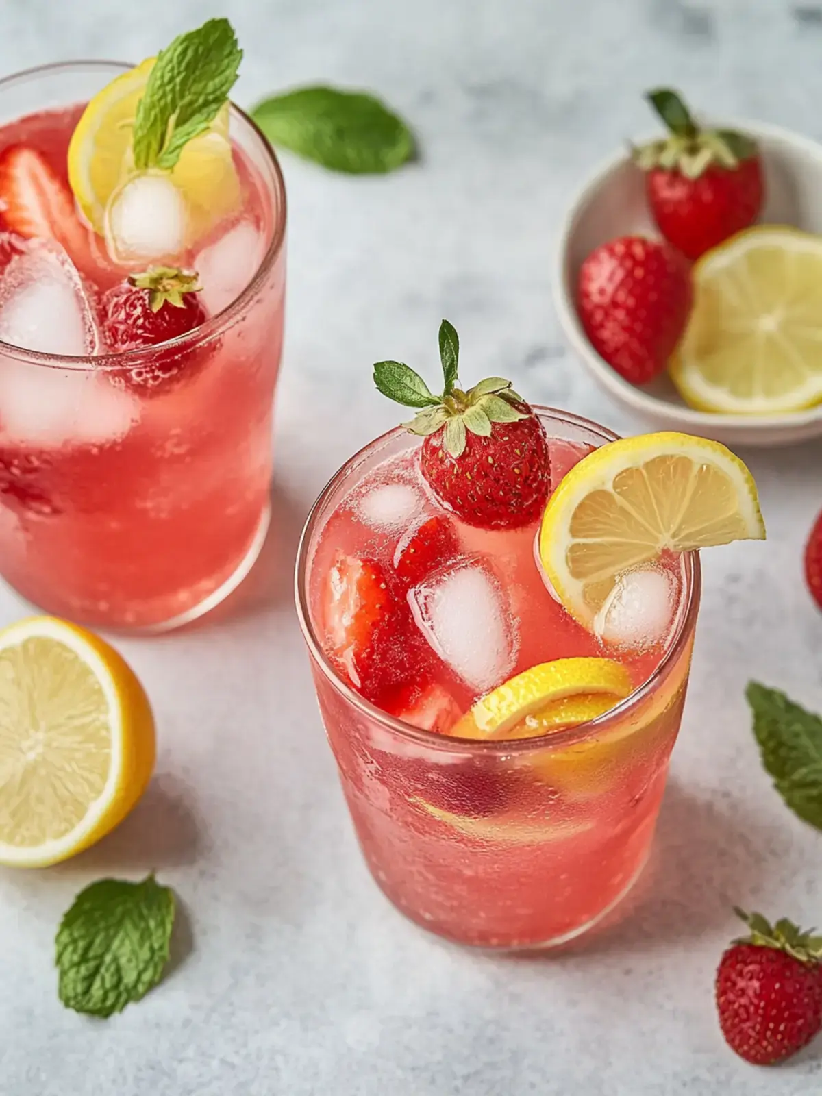 Erdbeer-Limonade