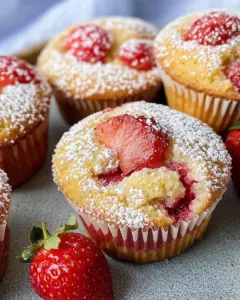 Erdbeer-Muffins ganz schnell und einfach