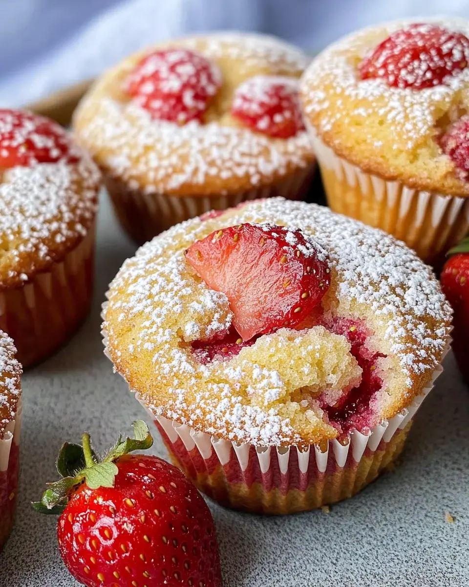 Erdbeer-Muffins Rezept