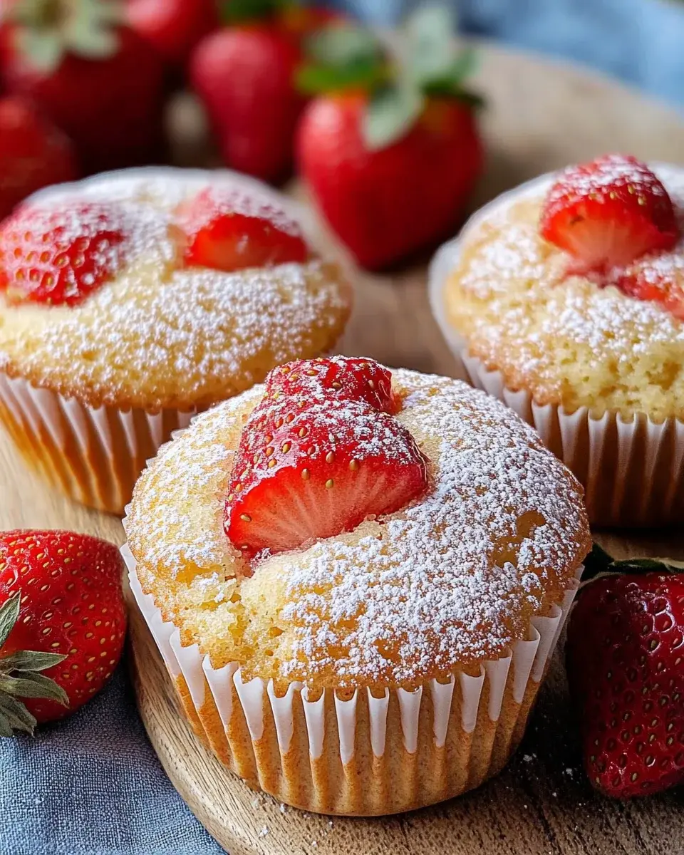 Erdbeer-Muffins Rezept