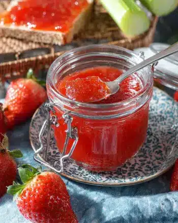 Erdbeer Rhabarber Marmelade Rezept