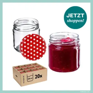 Perfekte Erdbeermarmelade mit leuchtender Farbe