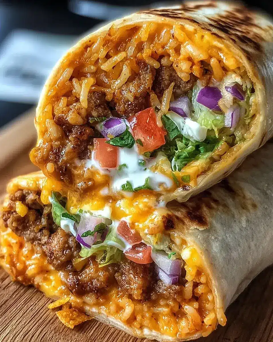 Gegrillter Käse-Burrito 2 Gegrillter Kaese-Burrito
