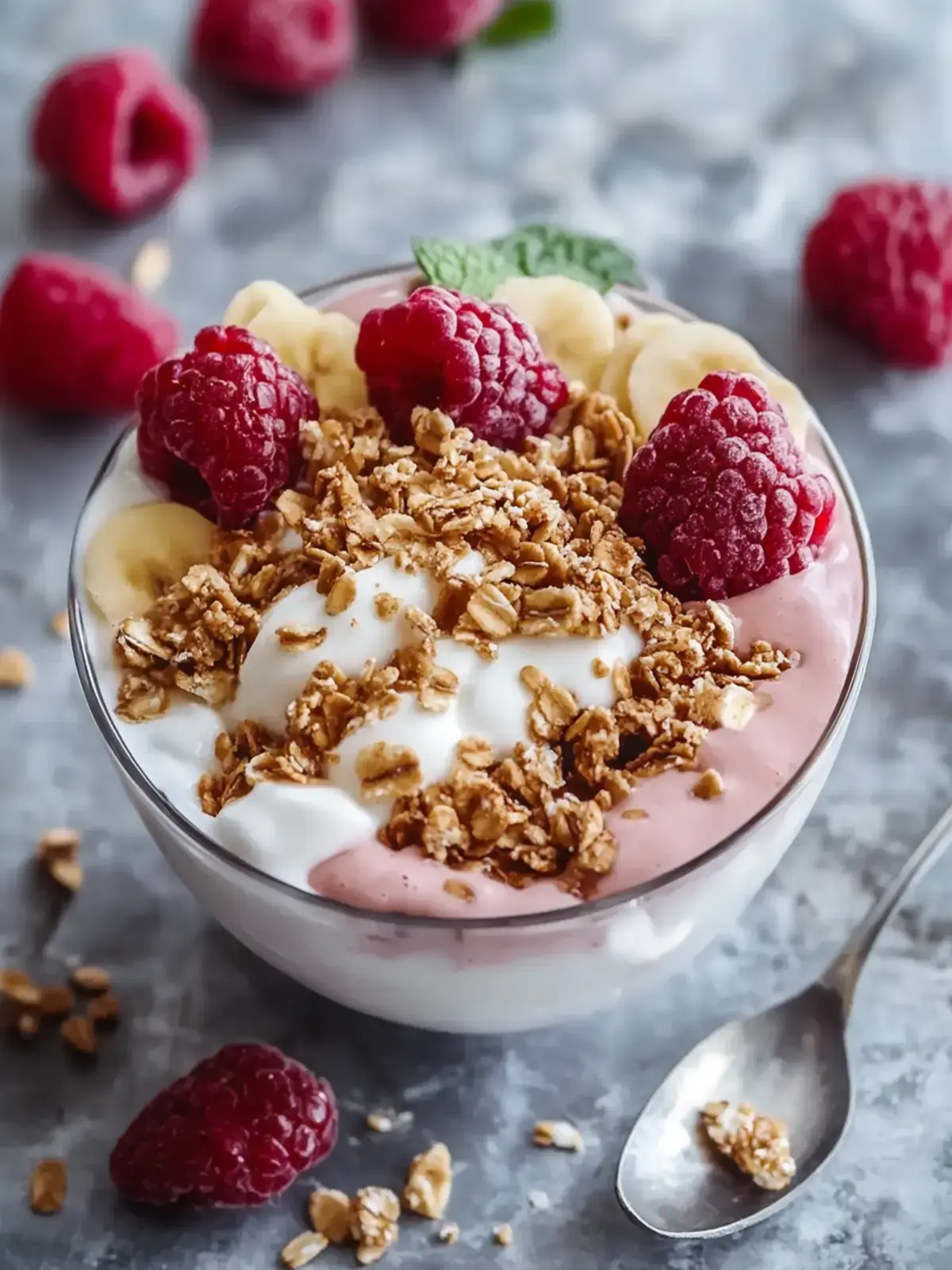 Gesunde Protein-Joghurt-Schüssel