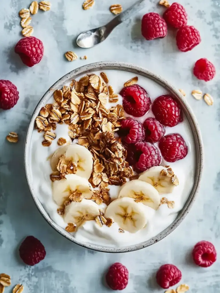 Gesunde Protein-Joghurt-Schüssel
