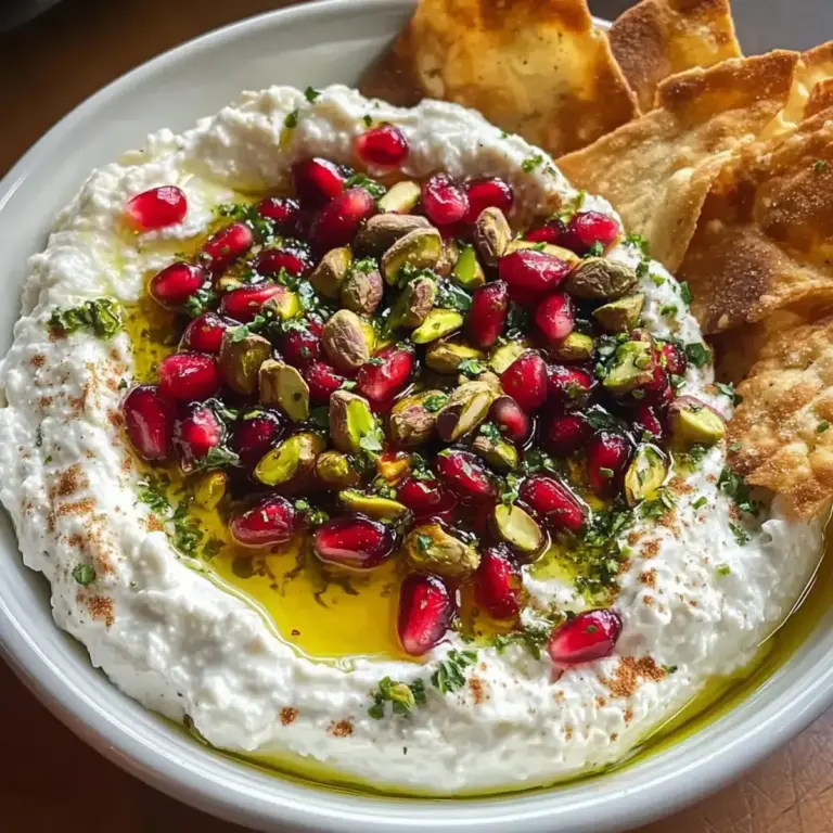 Granatapfel Pistazien Feta Dip