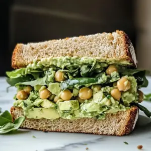 Grüner Göttin Salat Sandwich