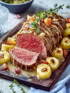 Hackbraten auf Cordon Bleu
