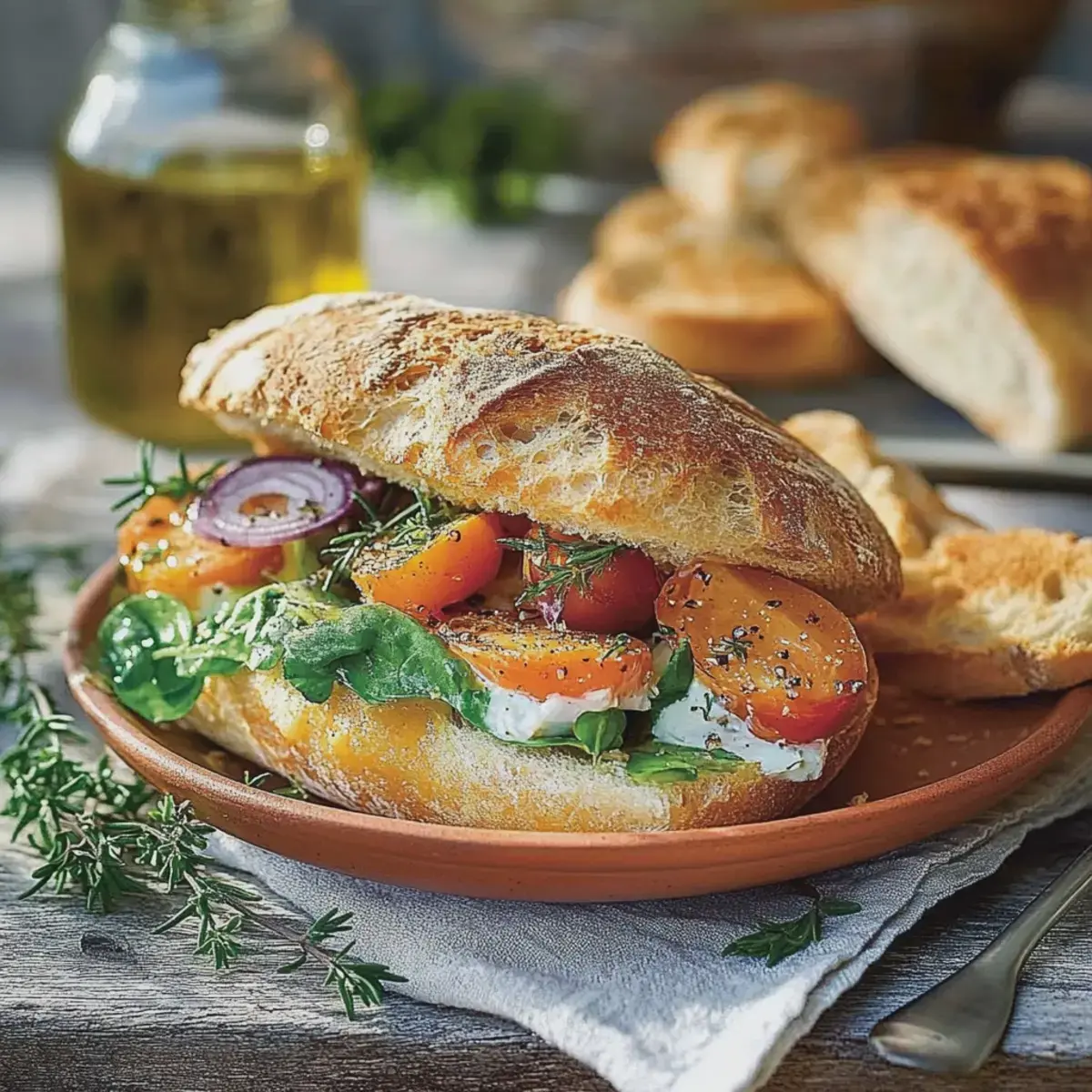 Hähnchen Pita mit Salat