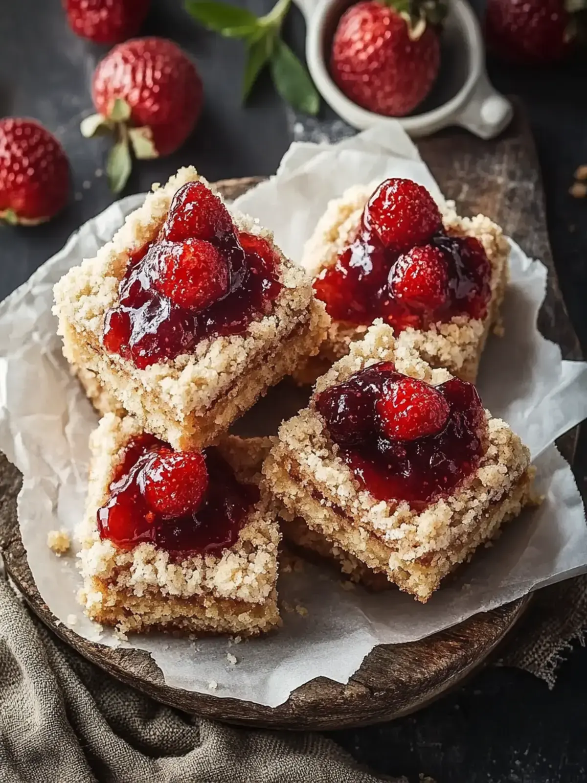 Johannisbeer Streusel Riegel