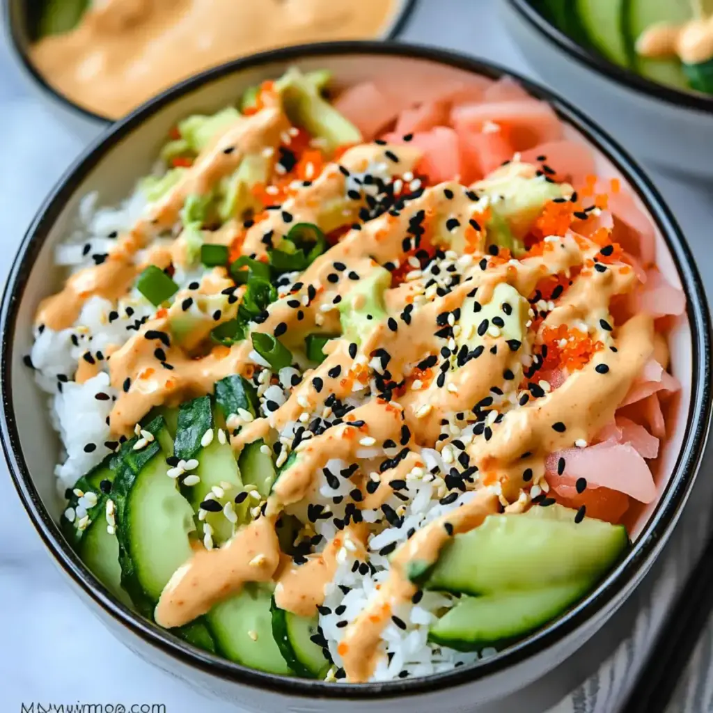 Kalifornienroll Sushi Bowls