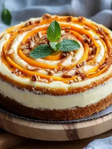 Karottenkuchen Käsekuchen Wirbel: Frühlingsliebe für alle