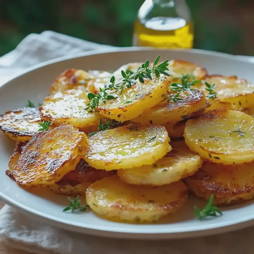 Kartoffelscheiben knusprig Ofen