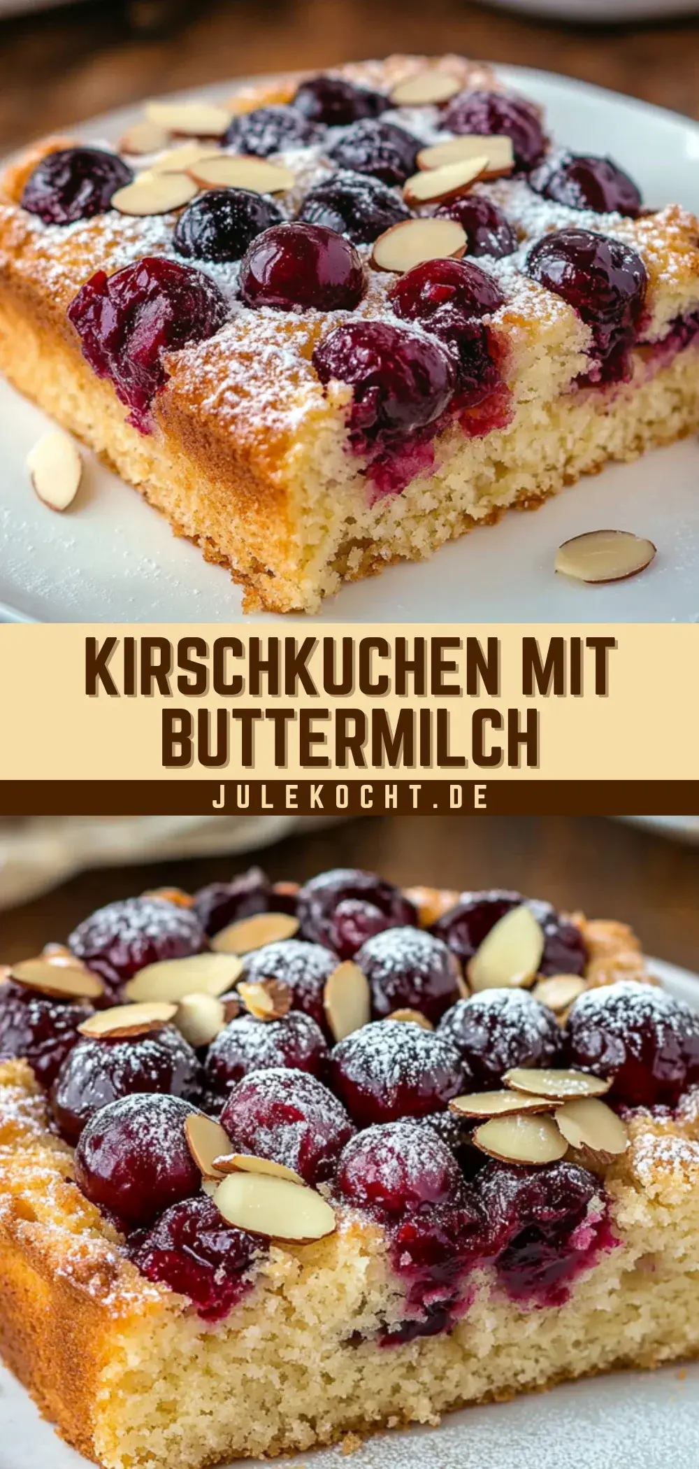 Kirschkuchen mit Buttermilch – Saftig und lecker 2 Kirschkuchen mit Buttermilch