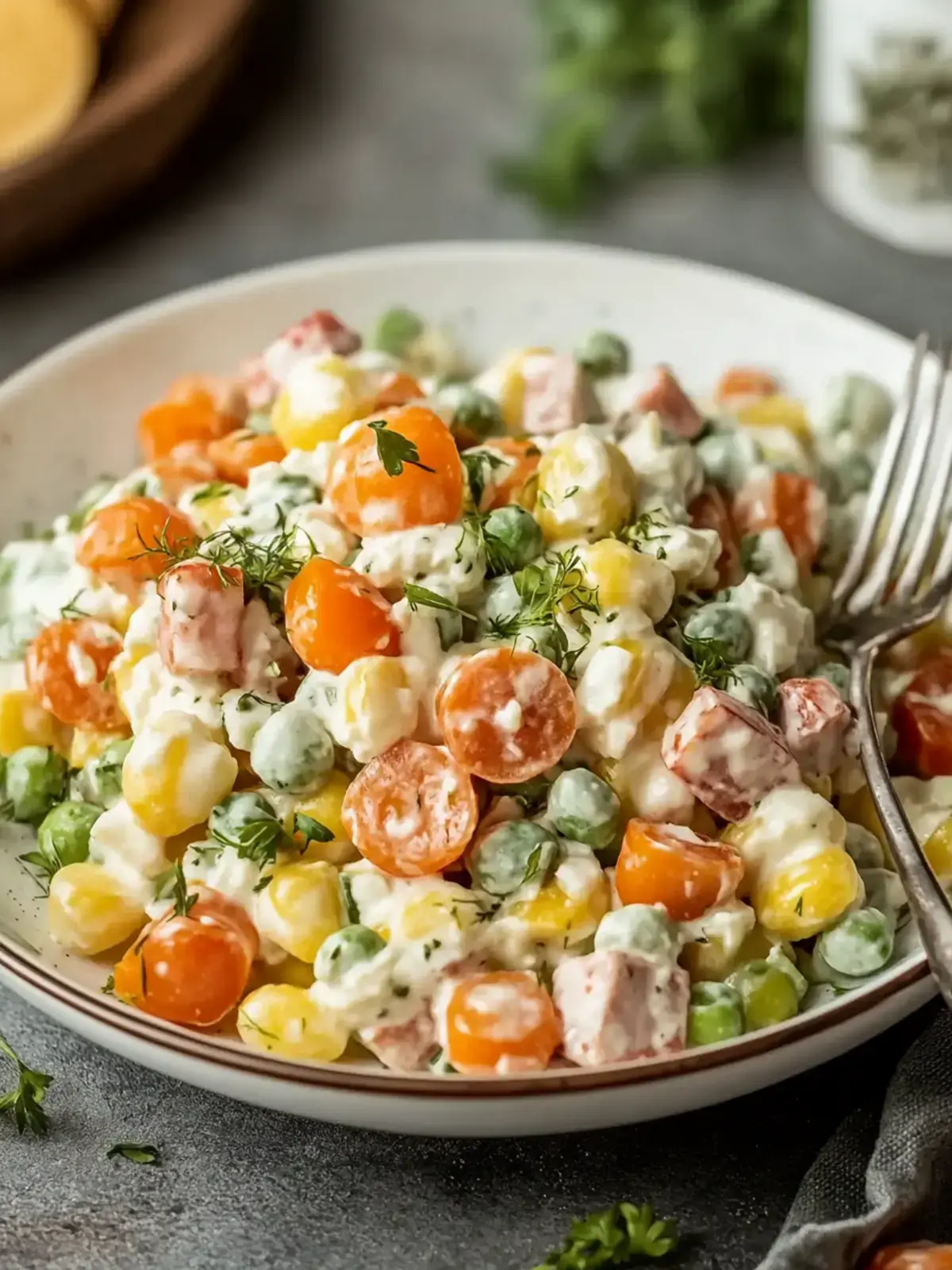 Klassischer Russischer Salat