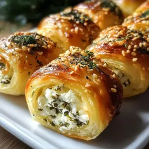 Knusprige Feta Röllchen aus dem Ofen