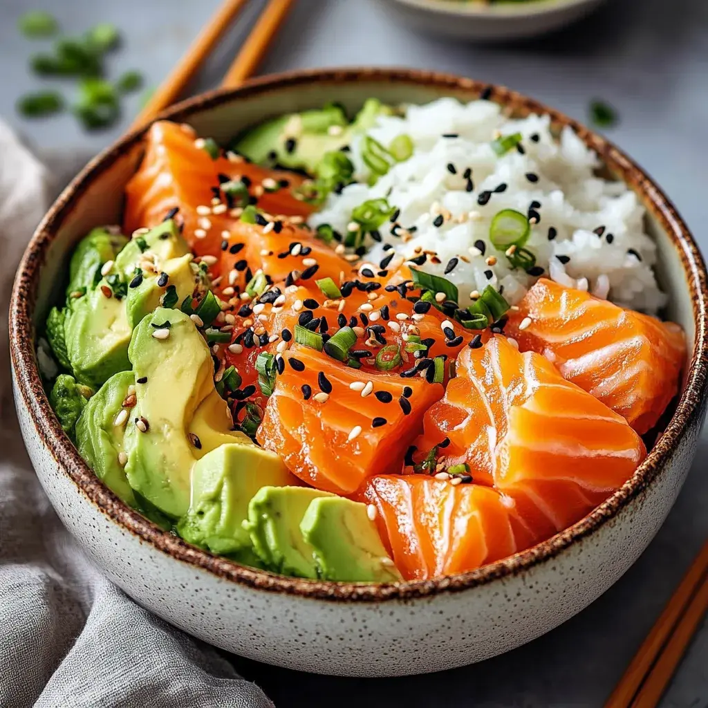 Knusprige Lachs Bowls Sushi Reis