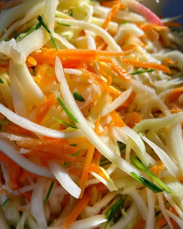 Kohlrabi Karotten Apfel Salat